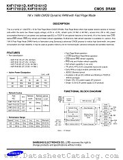 K4F171612D-J datasheet pdf Samsung Electronic