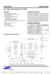 K4S641632C-TC1L datasheet pdf Samsung Electronic