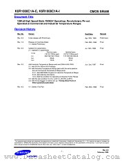 K6R1008C1A-JI20 datasheet pdf Samsung Electronic
