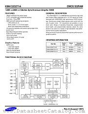 KM4132G271AQR-8 datasheet pdf Samsung Electronic