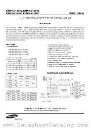 KM416V1004CJ-6 datasheet pdf Samsung Electronic