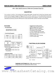 KM416C4004CS-6 datasheet pdf Samsung Electronic