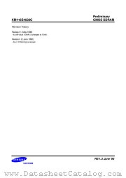 KM416S4030CT-L10 datasheet pdf Samsung Electronic