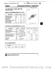 KSB1150 datasheet pdf Samsung Electronic
