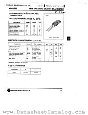 KSC2688 datasheet pdf Samsung Electronic