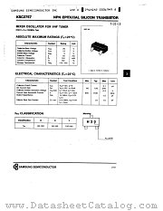 KSC2737 datasheet pdf Samsung Electronic