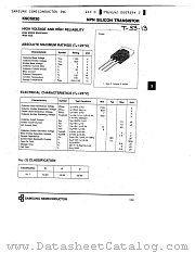 KSD288 datasheet pdf Samsung Electronic