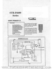 STR-F6616 datasheet pdf Sanken