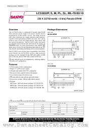 LC33832P-70 datasheet pdf SANYO