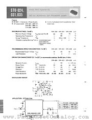 STK-024 datasheet pdf SANYO