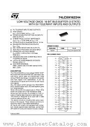 74LCXH162244TTR datasheet pdf SGS Thomson Microelectronics