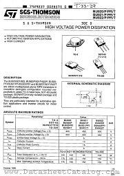 BU920PFI datasheet pdf SGS Thomson Microelectronics