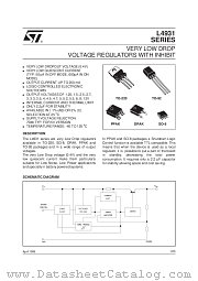 L4931ABV25 datasheet pdf SGS Thomson Microelectronics