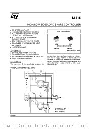 L6615D datasheet pdf SGS Thomson Microelectronics