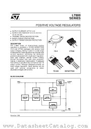 L7809T datasheet pdf SGS Thomson Microelectronics