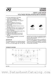 LD2980CU50TR datasheet pdf SGS Thomson Microelectronics