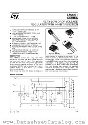 LM2931BV33 datasheet pdf SGS Thomson Microelectronics