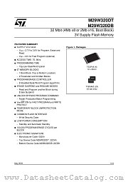 M29W320DB90ZA1T datasheet pdf SGS Thomson Microelectronics