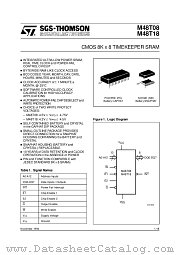 M48T18-100PC datasheet pdf SGS Thomson Microelectronics