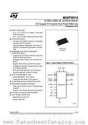 M50FW016 datasheet pdf SGS Thomson Microelectronics