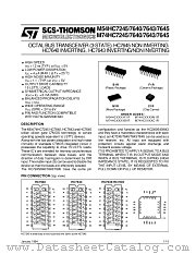 M54HC7643C1R datasheet pdf SGS Thomson Microelectronics