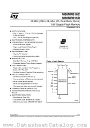 M58LR016C120ZC6T datasheet pdf SGS Thomson Microelectronics