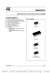 M68AF031AM70NS6F datasheet pdf SGS Thomson Microelectronics