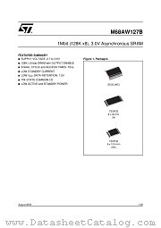 M68AW127B datasheet pdf SGS Thomson Microelectronics
