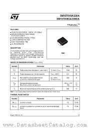 SM15T220CA datasheet pdf SGS Thomson Microelectronics