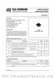 SM6T200A datasheet pdf SGS Thomson Microelectronics