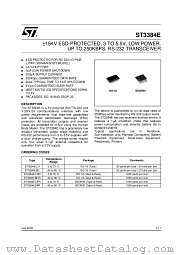 ST3384ECDR datasheet pdf SGS Thomson Microelectronics
