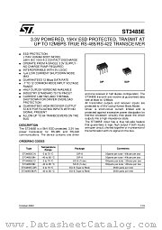 ST3485ECDR datasheet pdf SGS Thomson Microelectronics