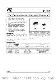 ST491ABDR datasheet pdf SGS Thomson Microelectronics