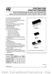 ST6210CM6_XXX datasheet pdf SGS Thomson Microelectronics