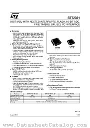 ST723219 datasheet pdf SGS Thomson Microelectronics