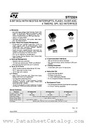 ST723246 datasheet pdf SGS Thomson Microelectronics
