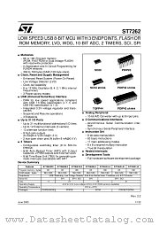 ST72P622K2B1 datasheet pdf SGS Thomson Microelectronics