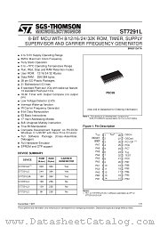 ST7291L5A datasheet pdf SGS Thomson Microelectronics