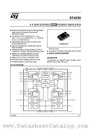 STA530 datasheet pdf SGS Thomson Microelectronics