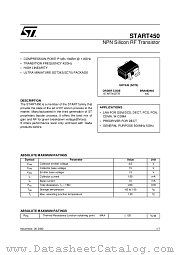 START450TR datasheet pdf SGS Thomson Microelectronics