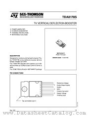TDA8178S datasheet pdf SGS Thomson Microelectronics