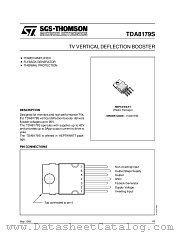 TDA8179S datasheet pdf SGS Thomson Microelectronics