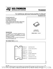 TDA9302 datasheet pdf SGS Thomson Microelectronics
