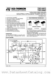 TDE1898C datasheet pdf SGS Thomson Microelectronics