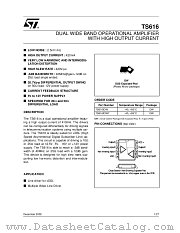 TS616IDW datasheet pdf SGS Thomson Microelectronics