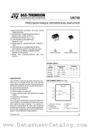UA748I datasheet pdf SGS Thomson Microelectronics