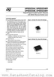 UPSD3233 datasheet pdf SGS Thomson Microelectronics