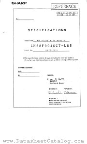 LH28F004SCHB-L90 datasheet pdf SHARP