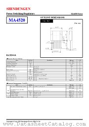 MA4520 datasheet pdf Shindengen