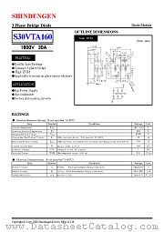 S30VTA160 datasheet pdf Shindengen